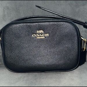 Coach Black Leather Crossbody Bag
